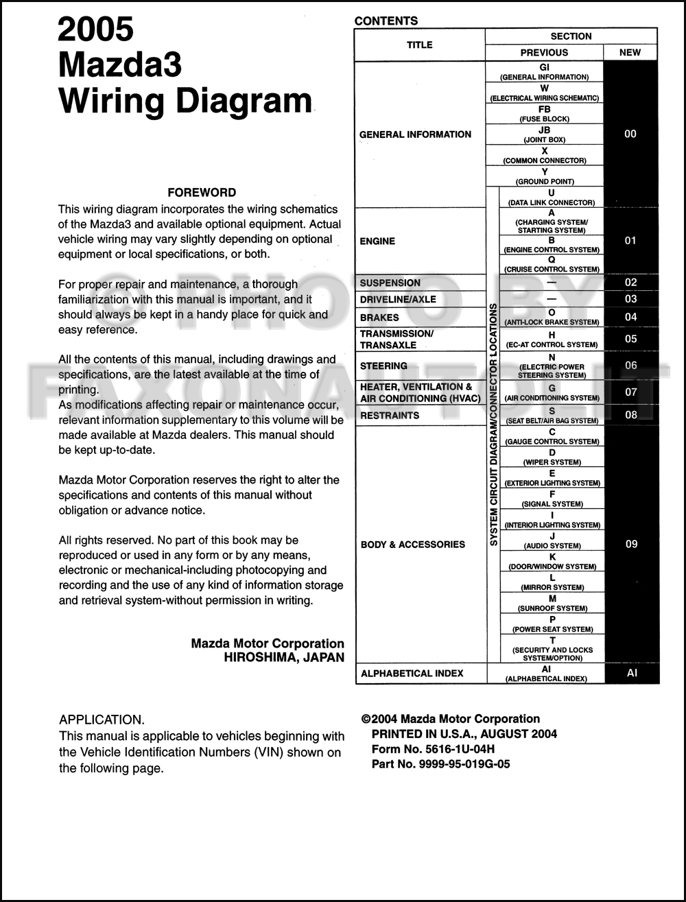 Mazda 3 Wiring Schematic Download - yellowsyn